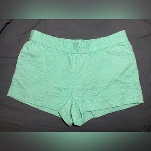 Mid Rise Lace Pattern Shorts